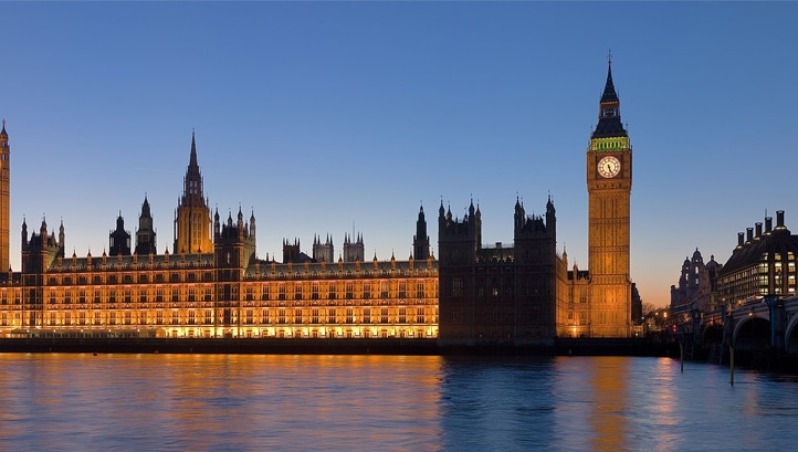 The Queen arrived at the Houses of Parliament at 11.30am. Image: Diliff/ CC BY-SA 2.5